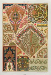 Décoration Indienne, planche XIX de 